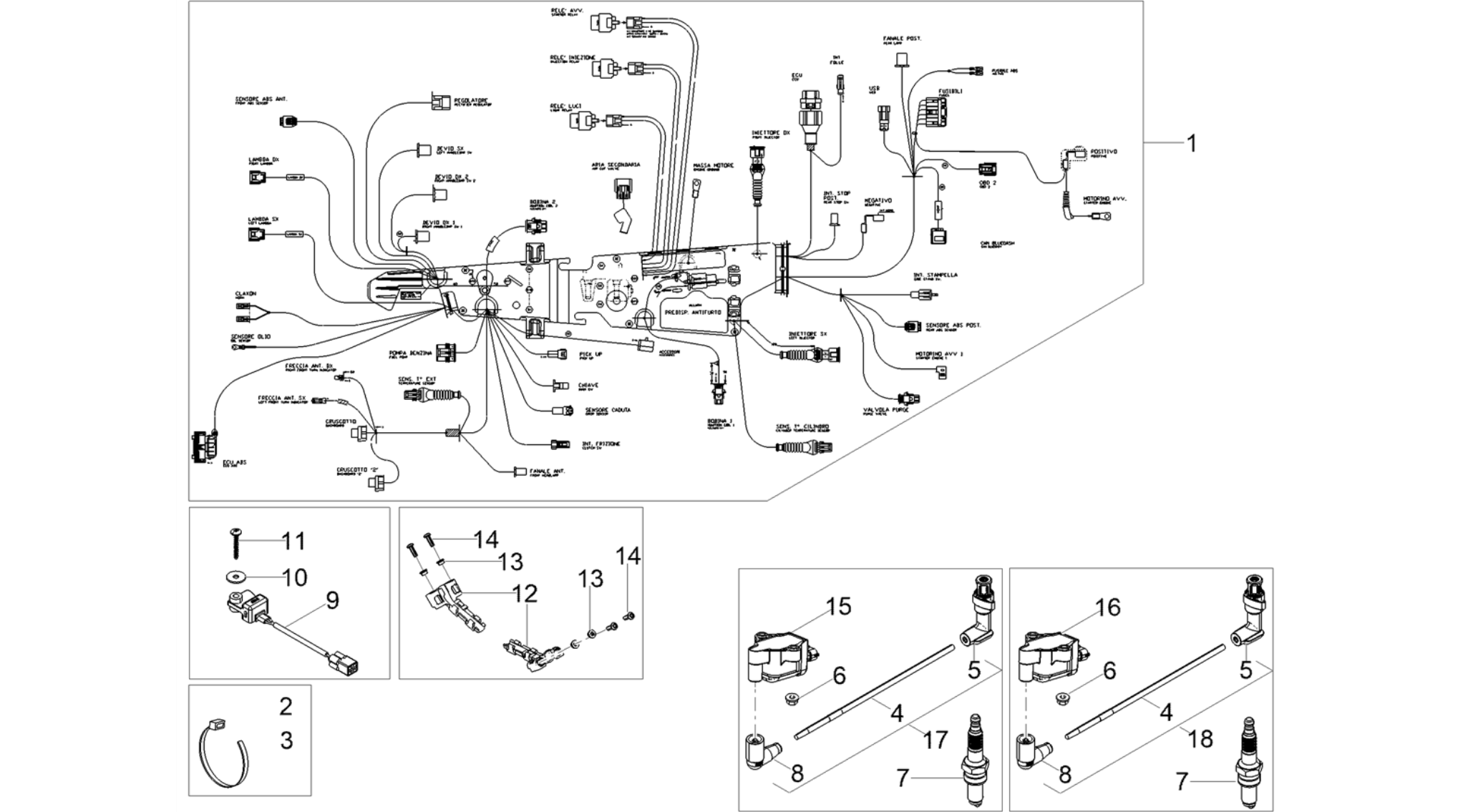 Central electrical system