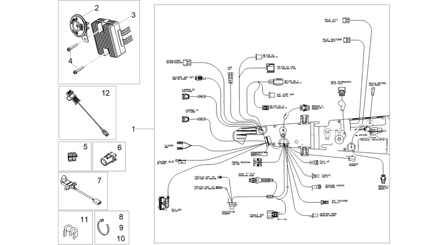 Front electrical system