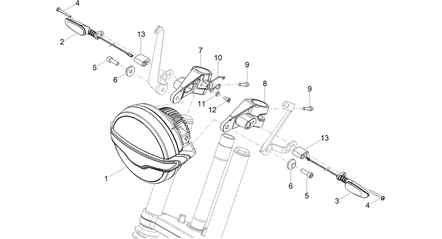 Front headlamps