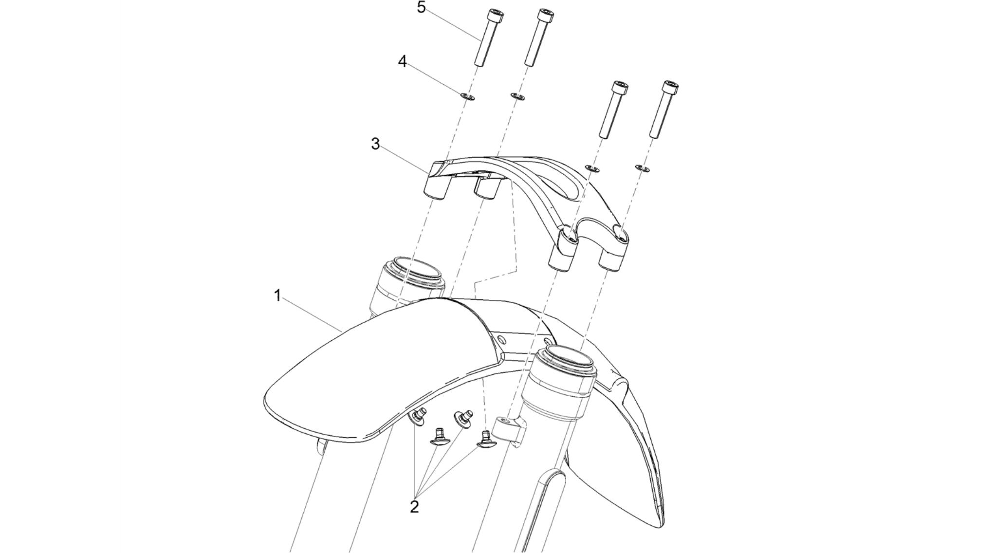 Front mudguard-Pillar