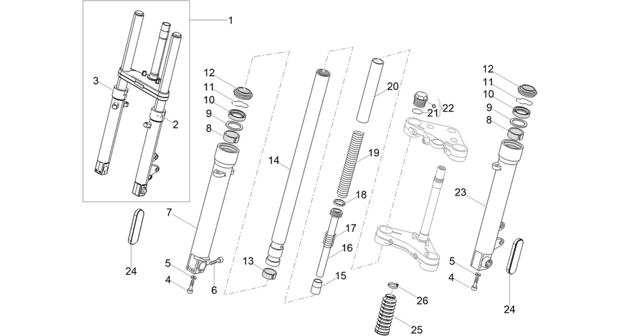 Front fork Kaifa