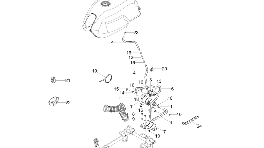Fuel vapour recover system