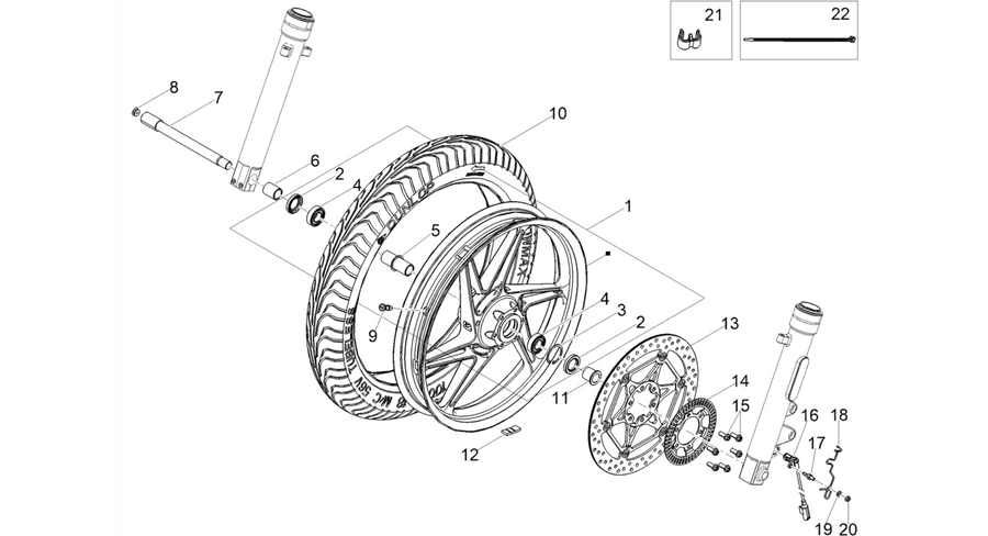 Front wheel