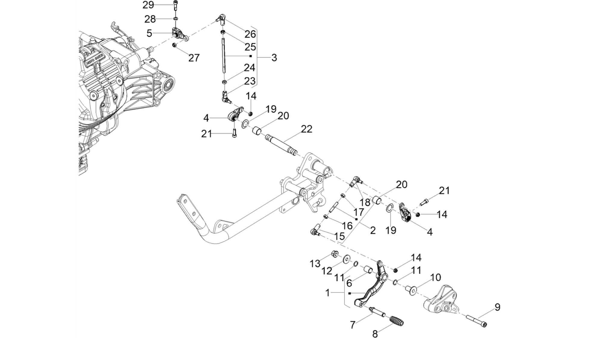 Internal gear selectors