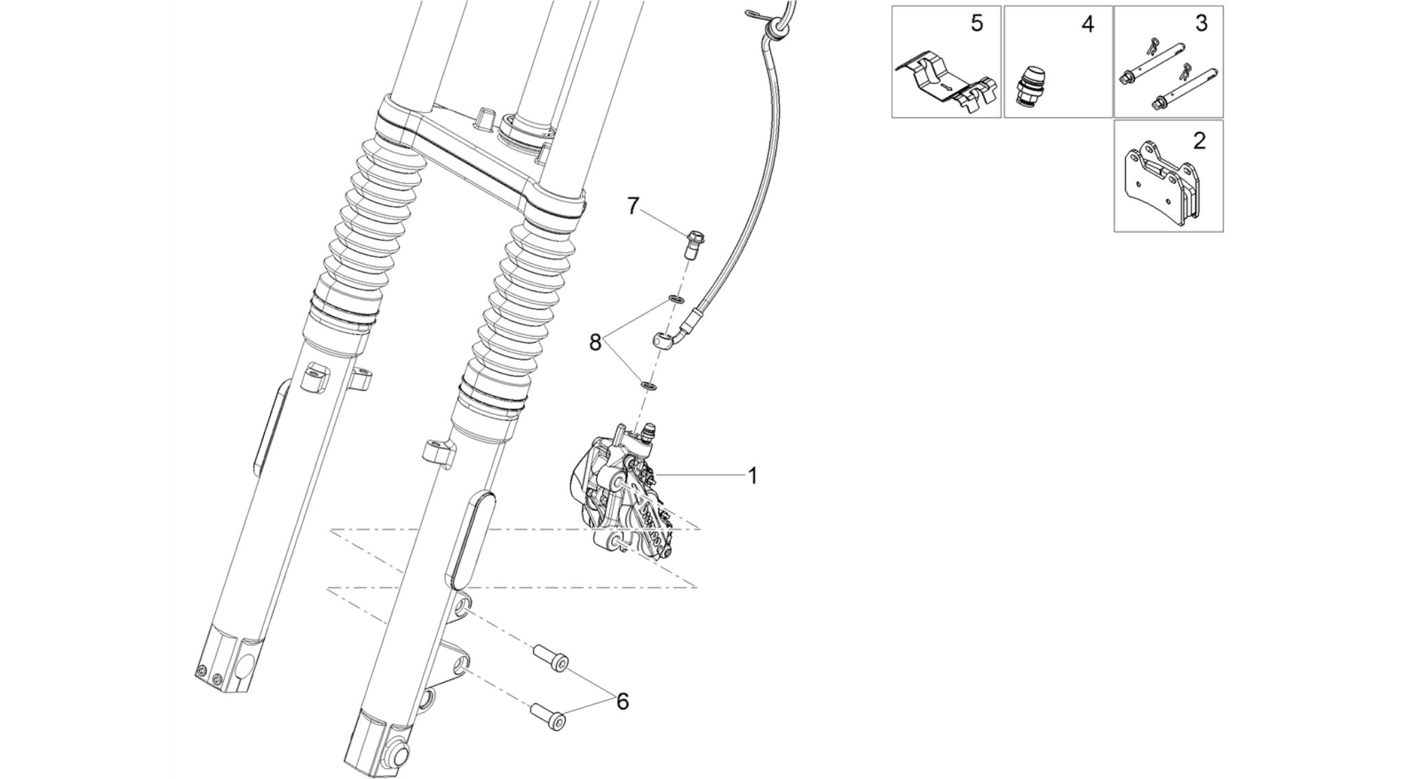 Front brake caliper