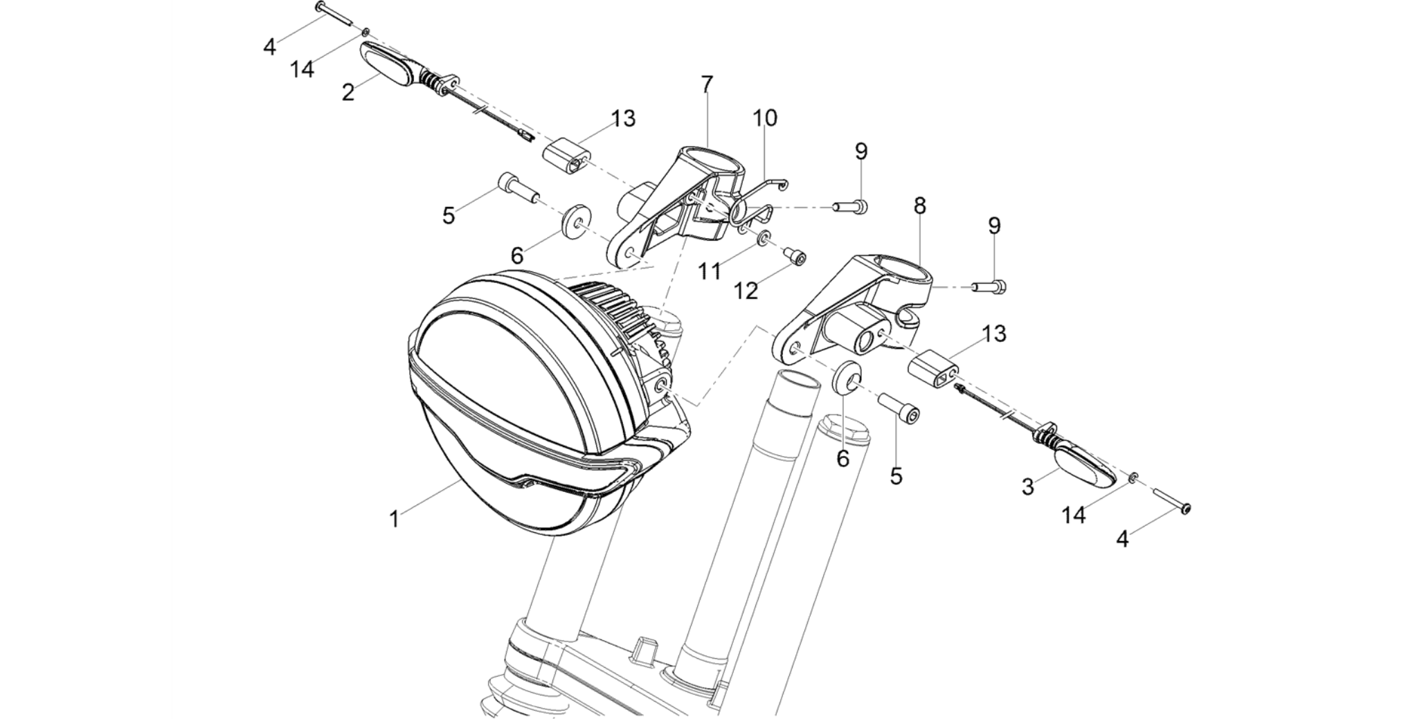 Front headlamps