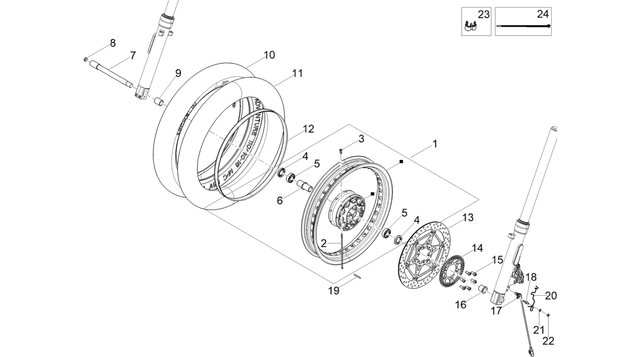 Front wheel