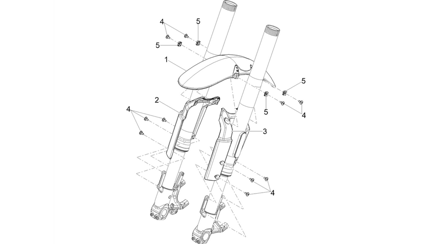 Front mudguard-Pillar