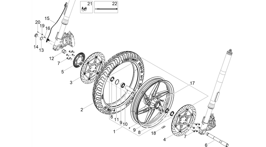 Front wheel