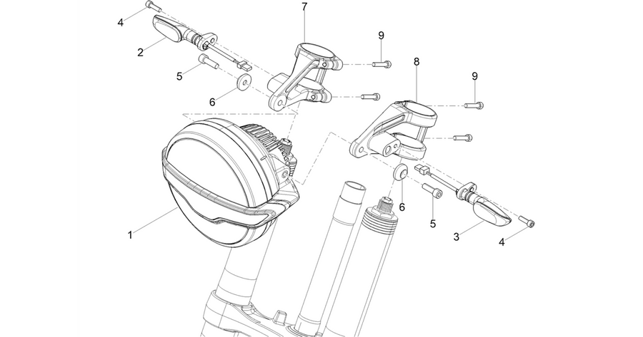 Front headlamps
