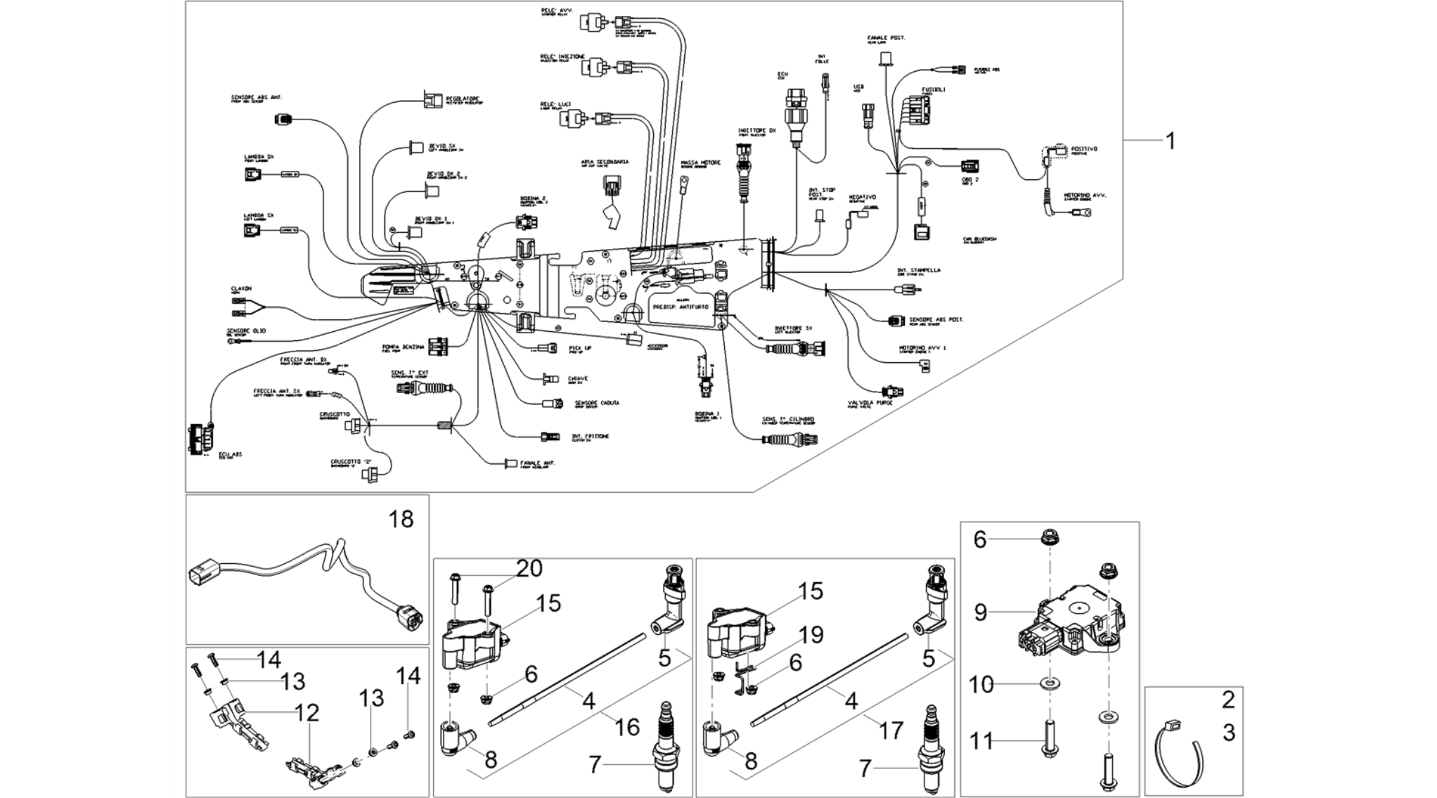 Central electrical system