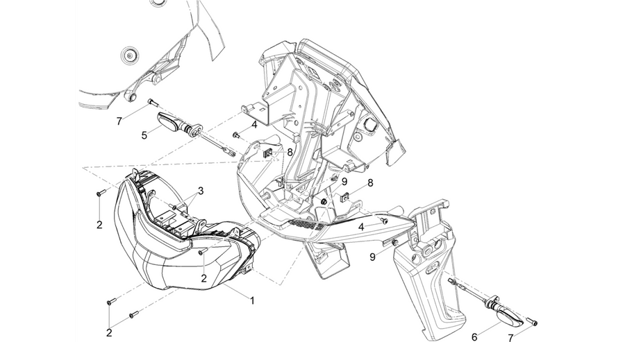 Front headlamps