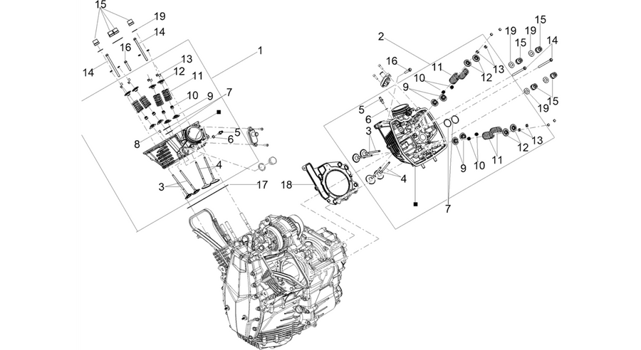 Cylinder head - valves