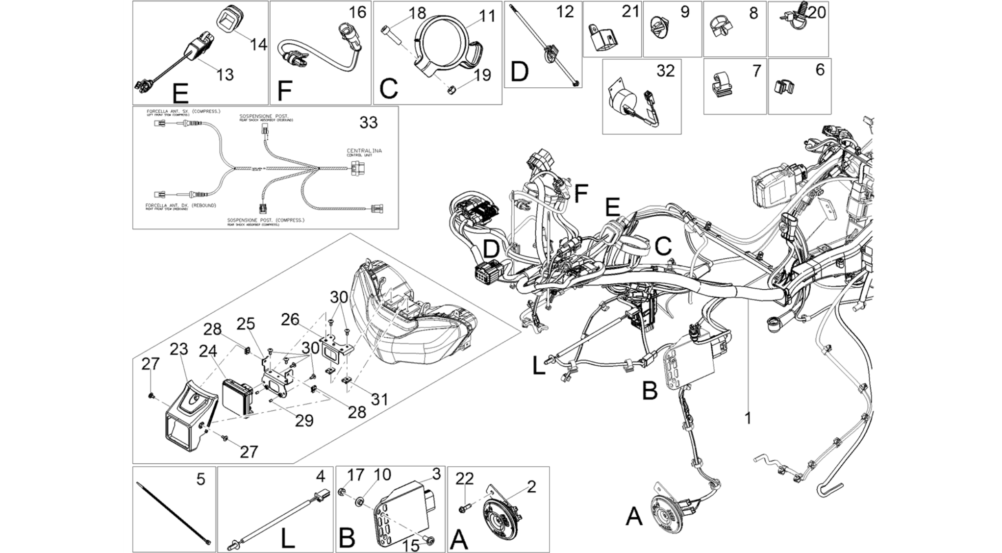 Front electrical system