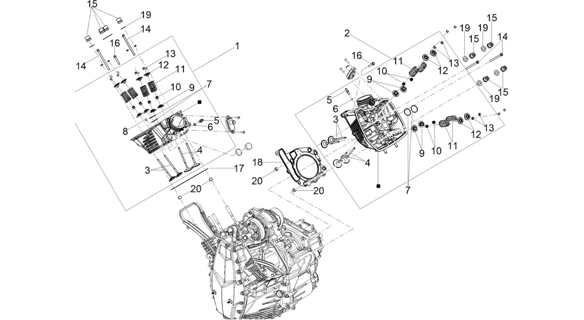 Cylinder head - valves