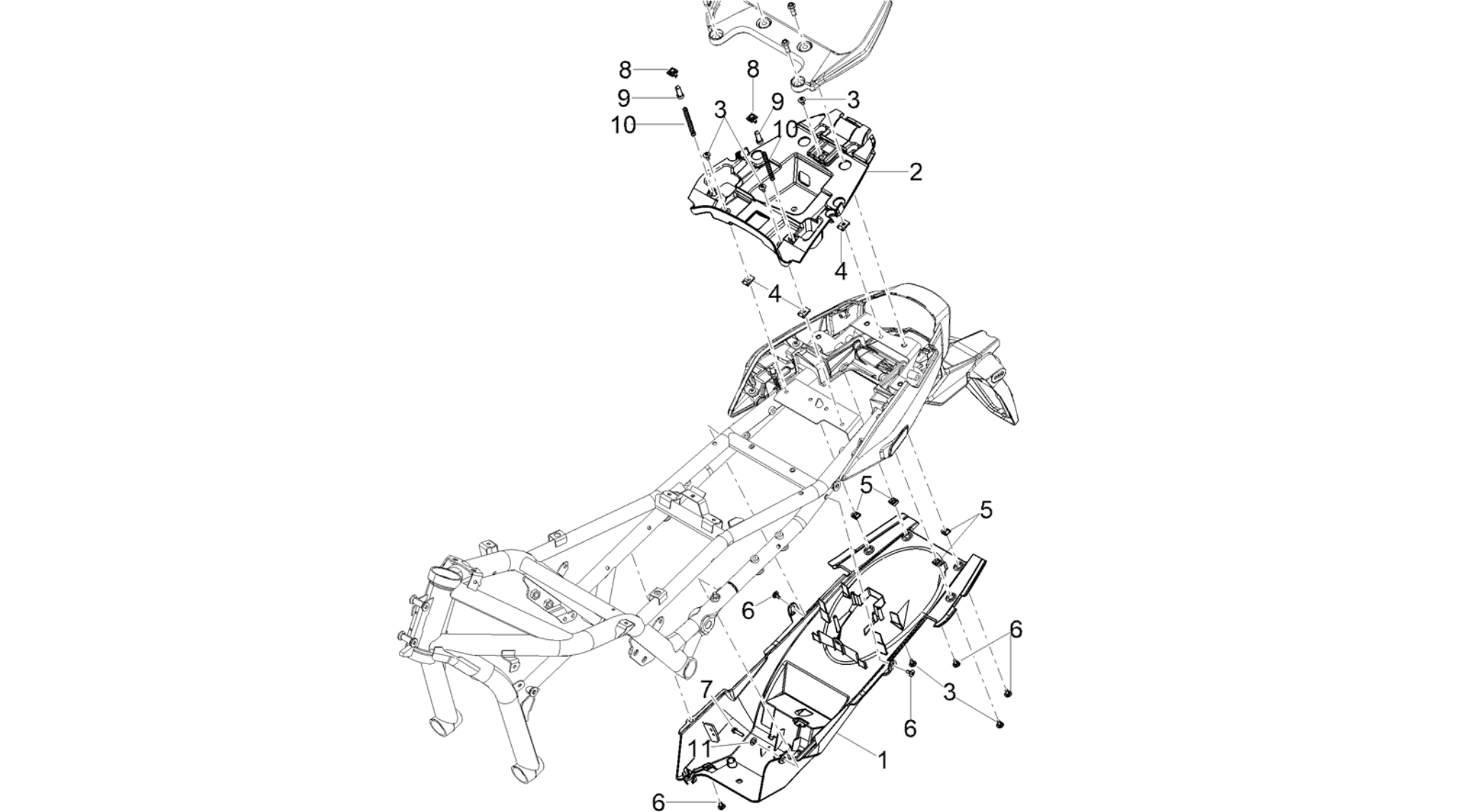 Saddle compartment