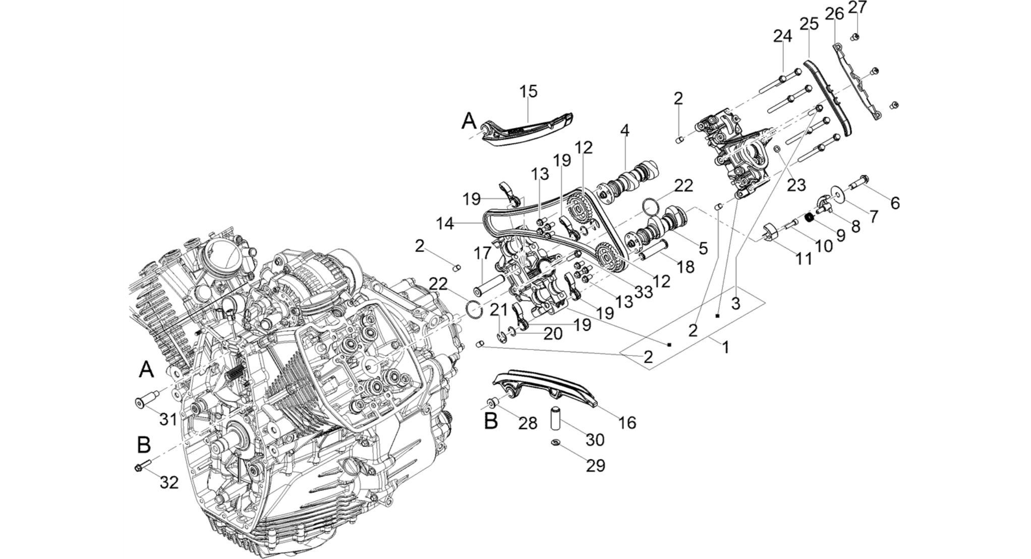 LH cylinder timing system I