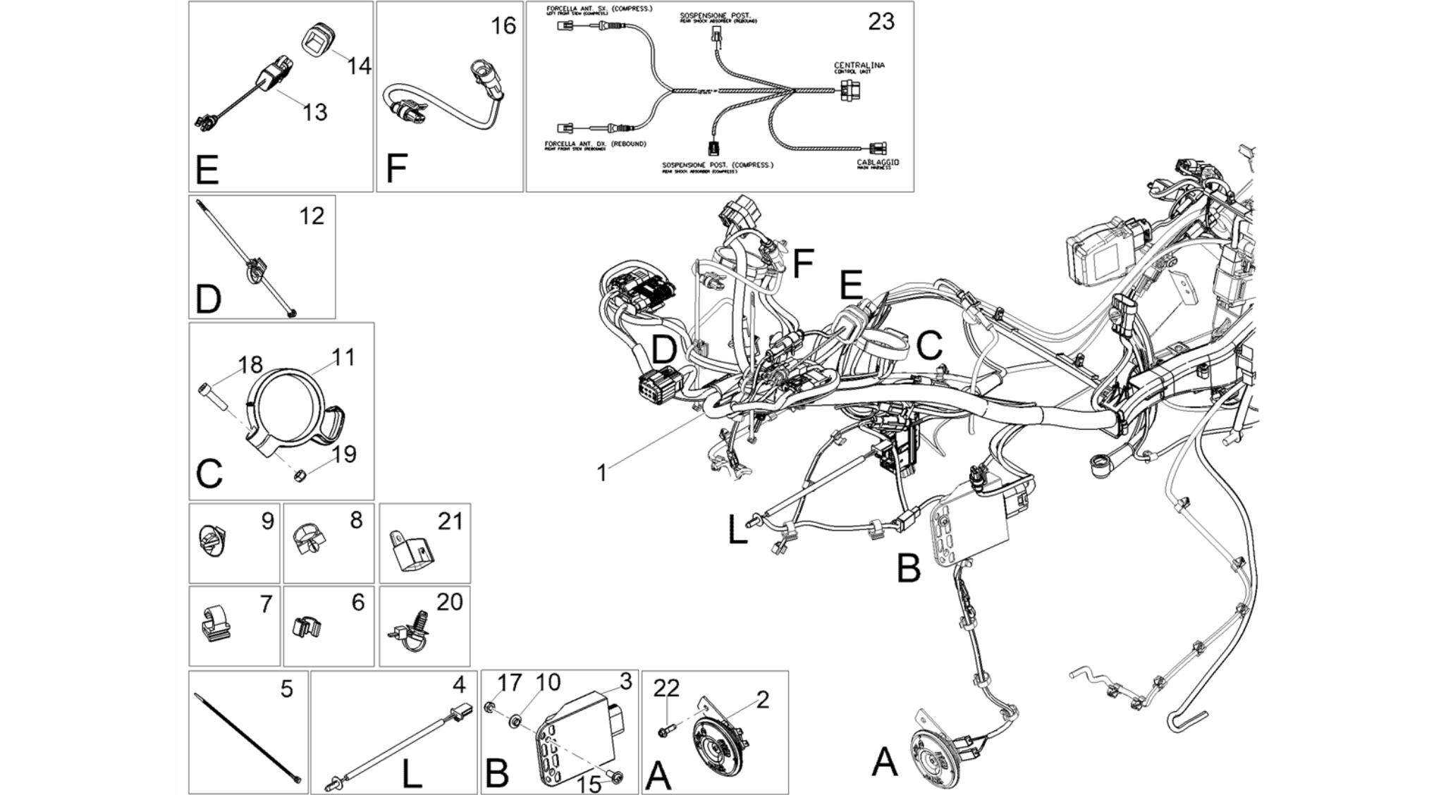 Front electrical system