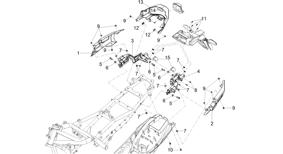 Rear body