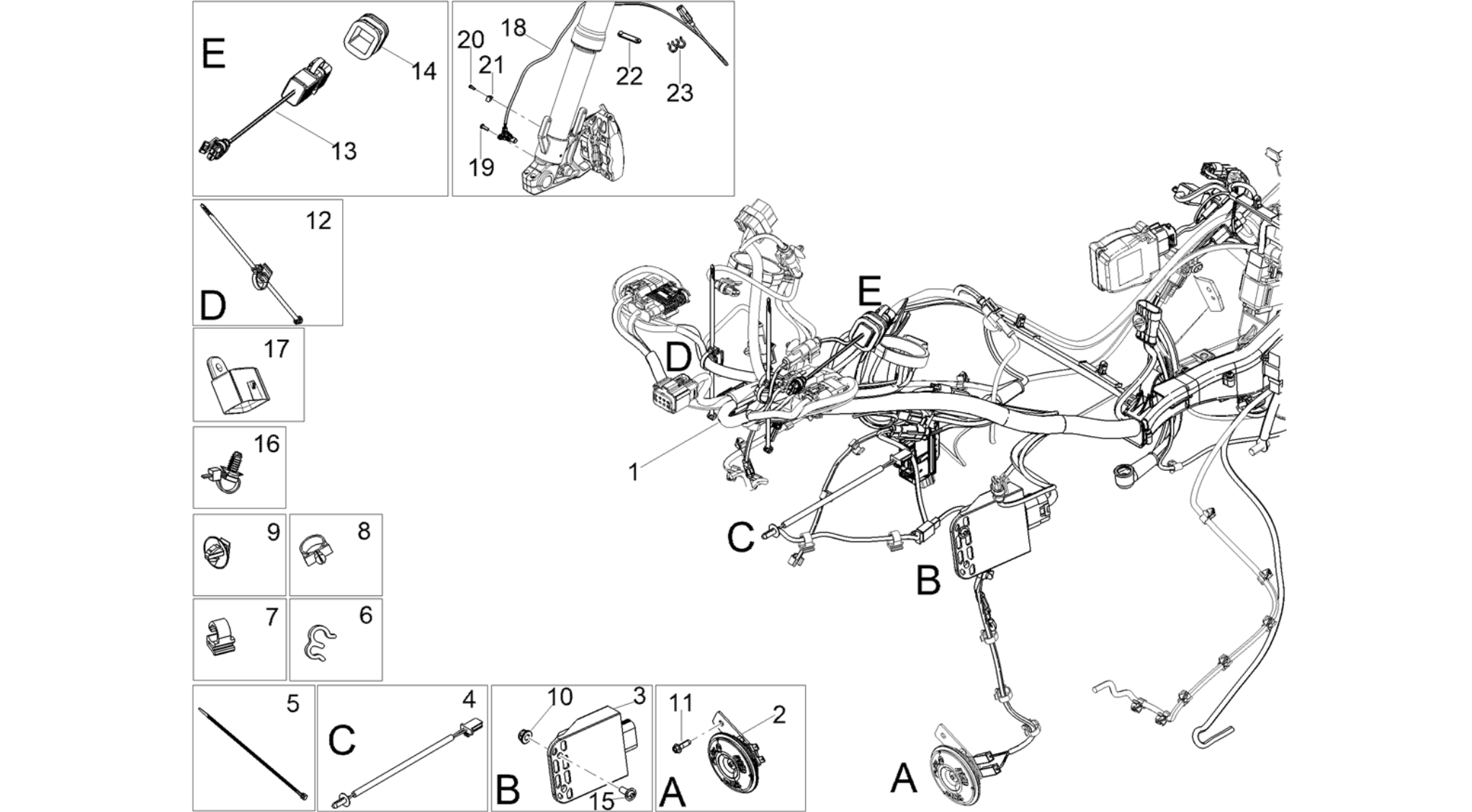 Front electrical system