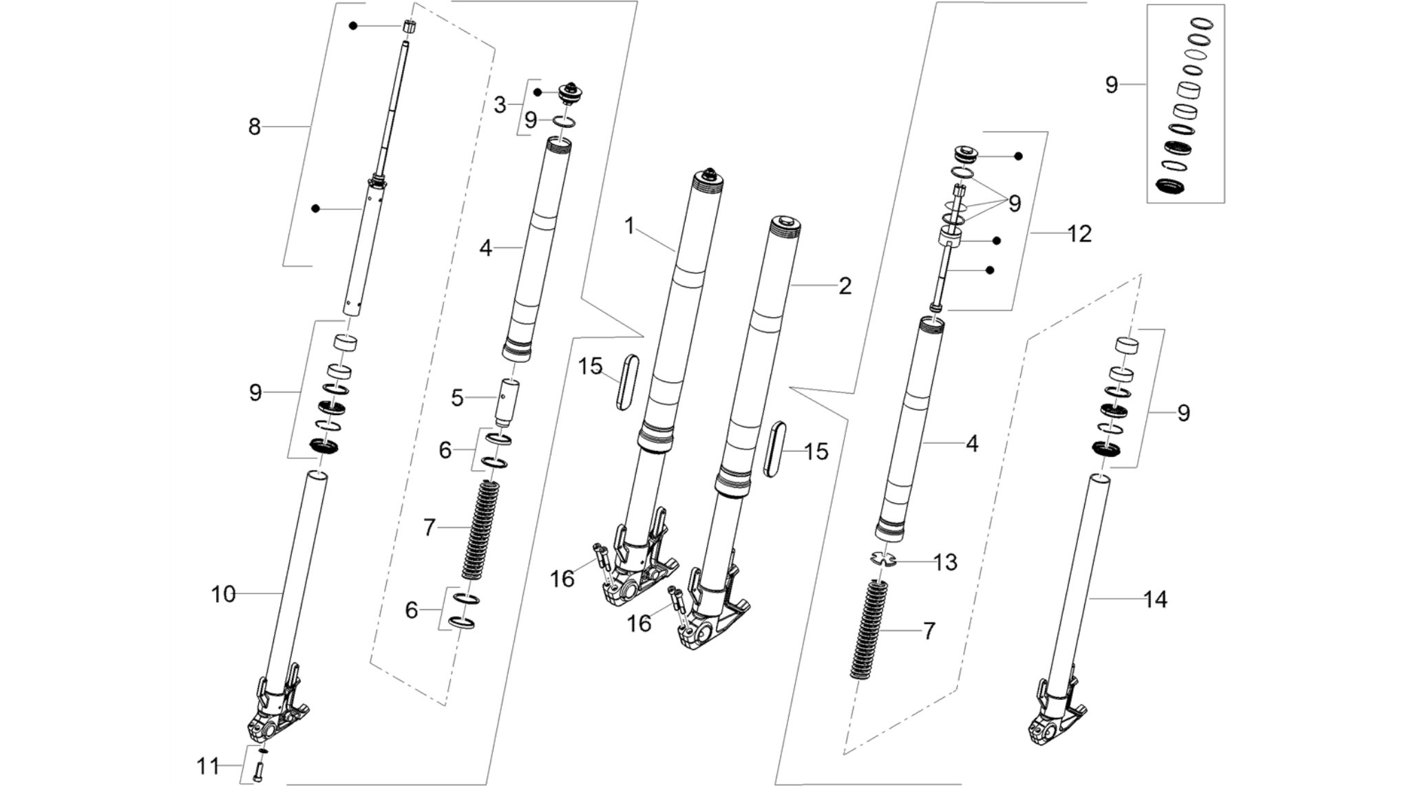 Front fork Sachs