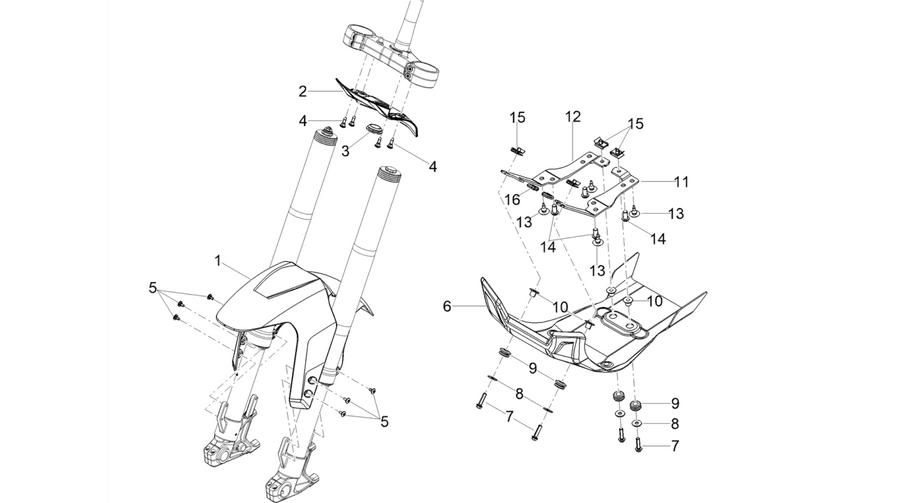 Front mudguard-Pillar