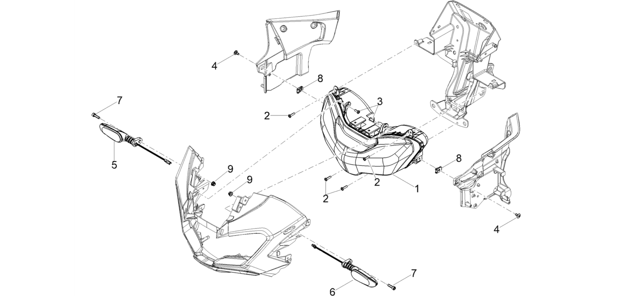 Front headlamps