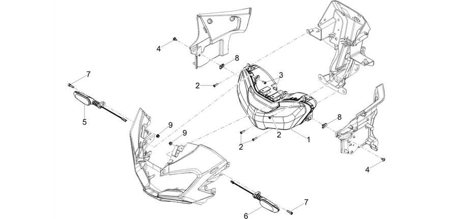 Front headlamps