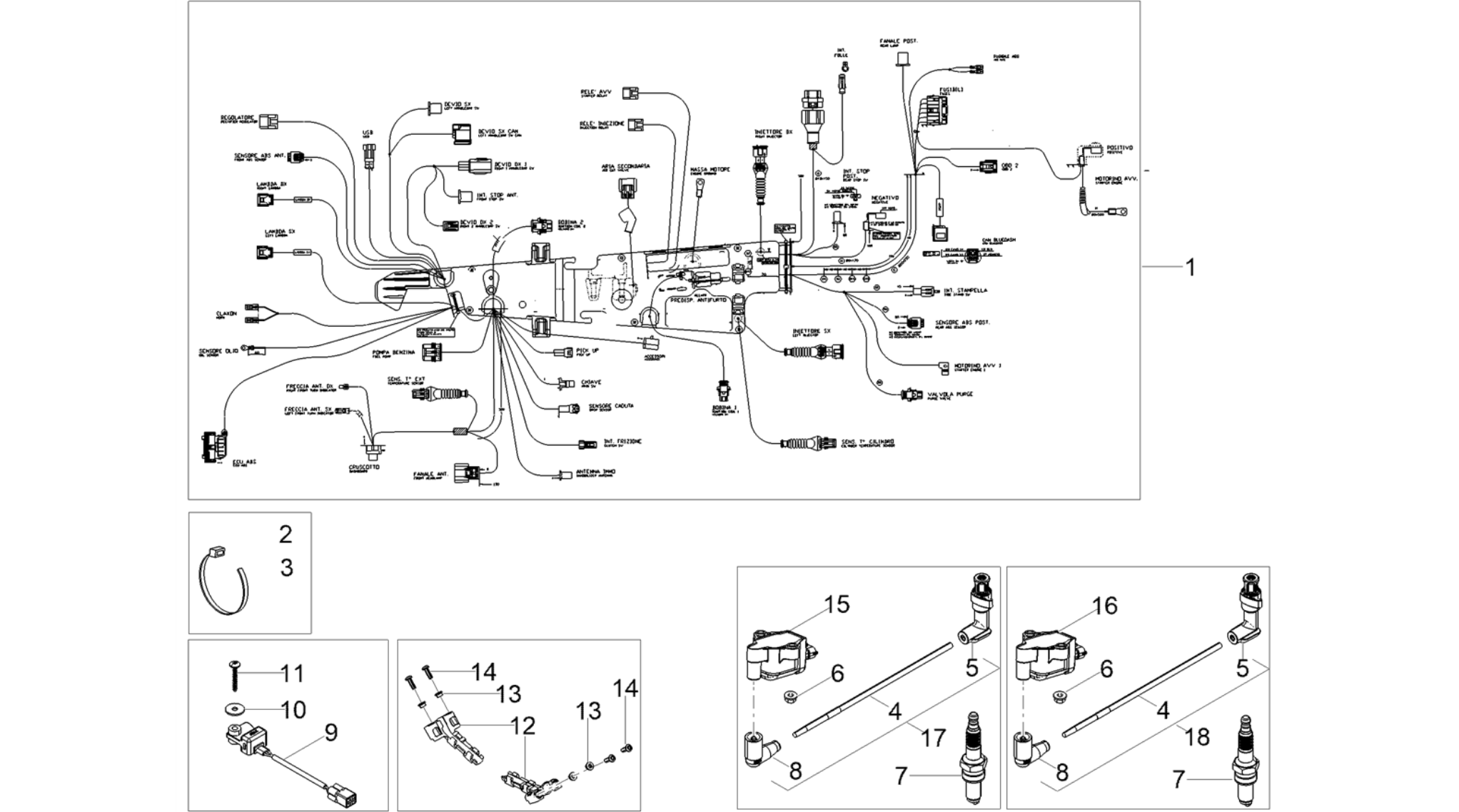 Central electrical system