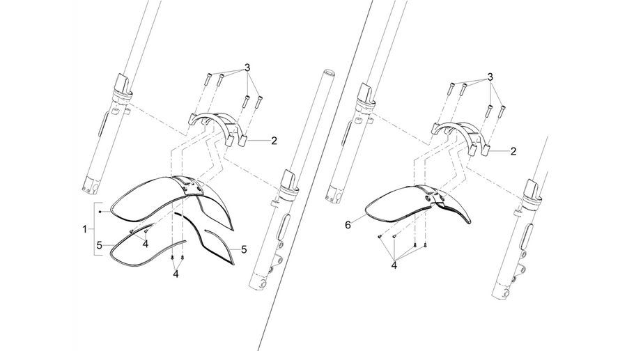 Front mudguard-Pillar