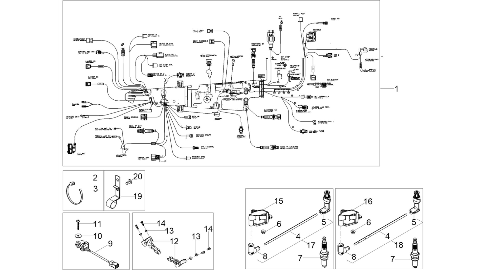 Central electrical system