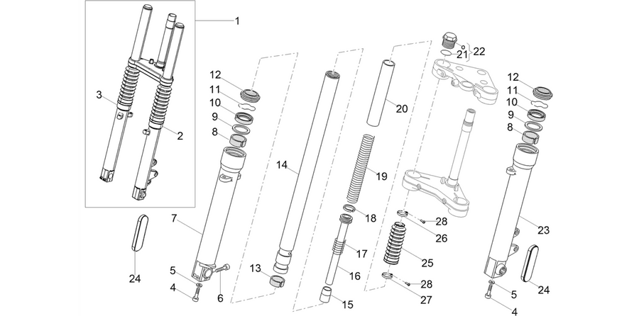Front fork Kaifa
