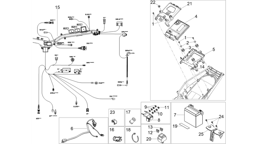 Rear electrical system