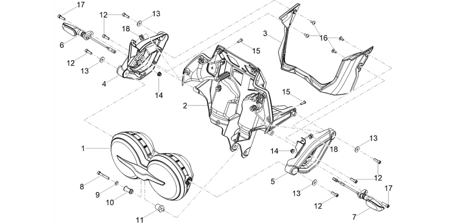 Front headlamps