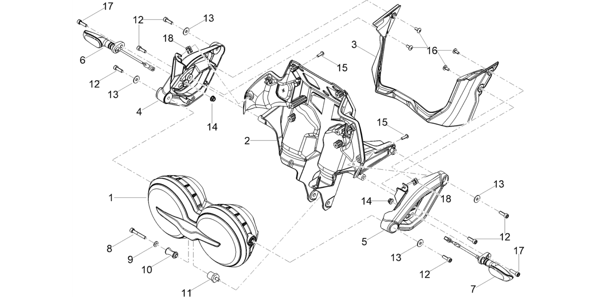Front headlamps