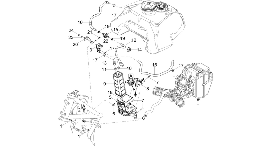 Fuel vapour recover system