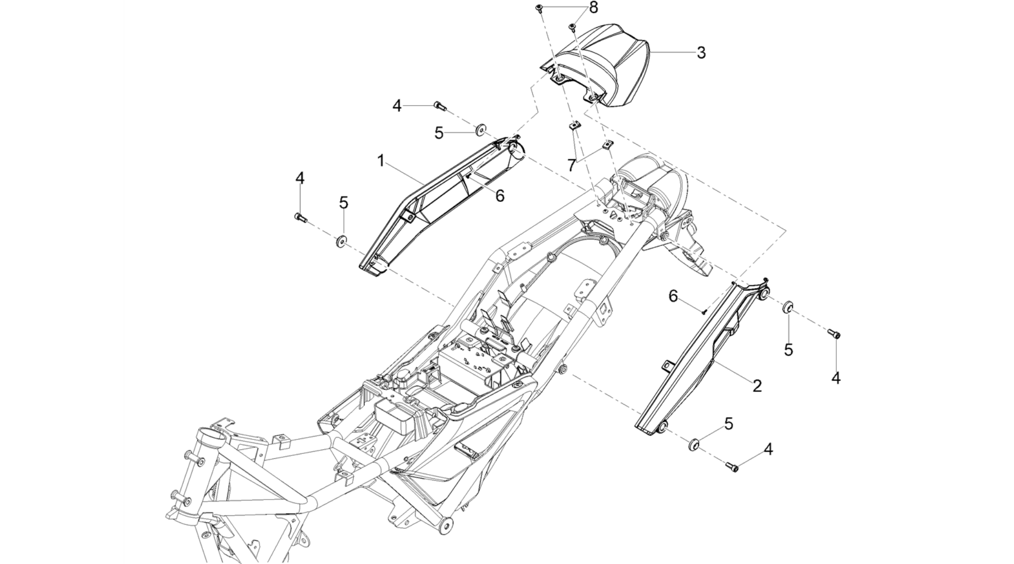 Rear body