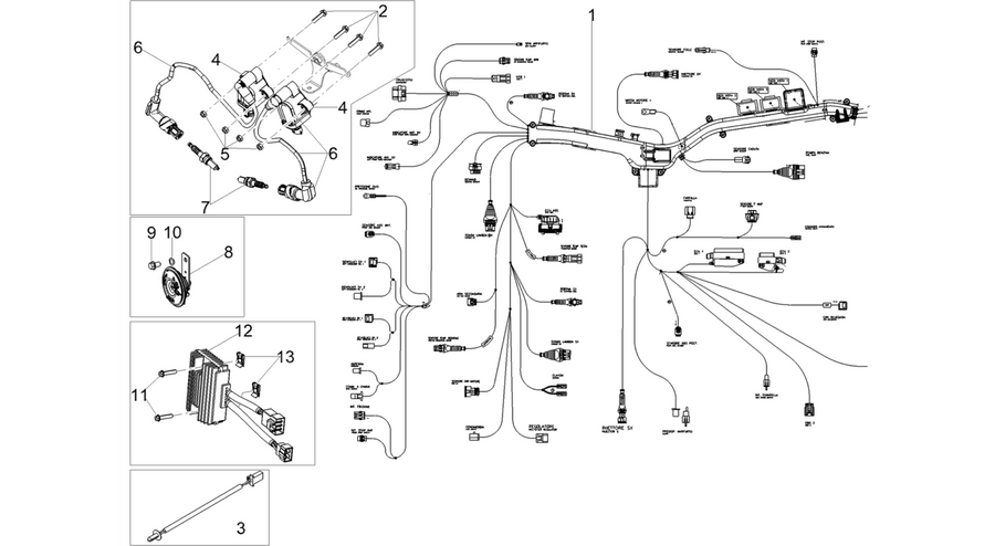 Front electrical system