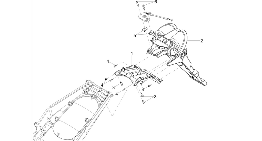 Rear mudguard