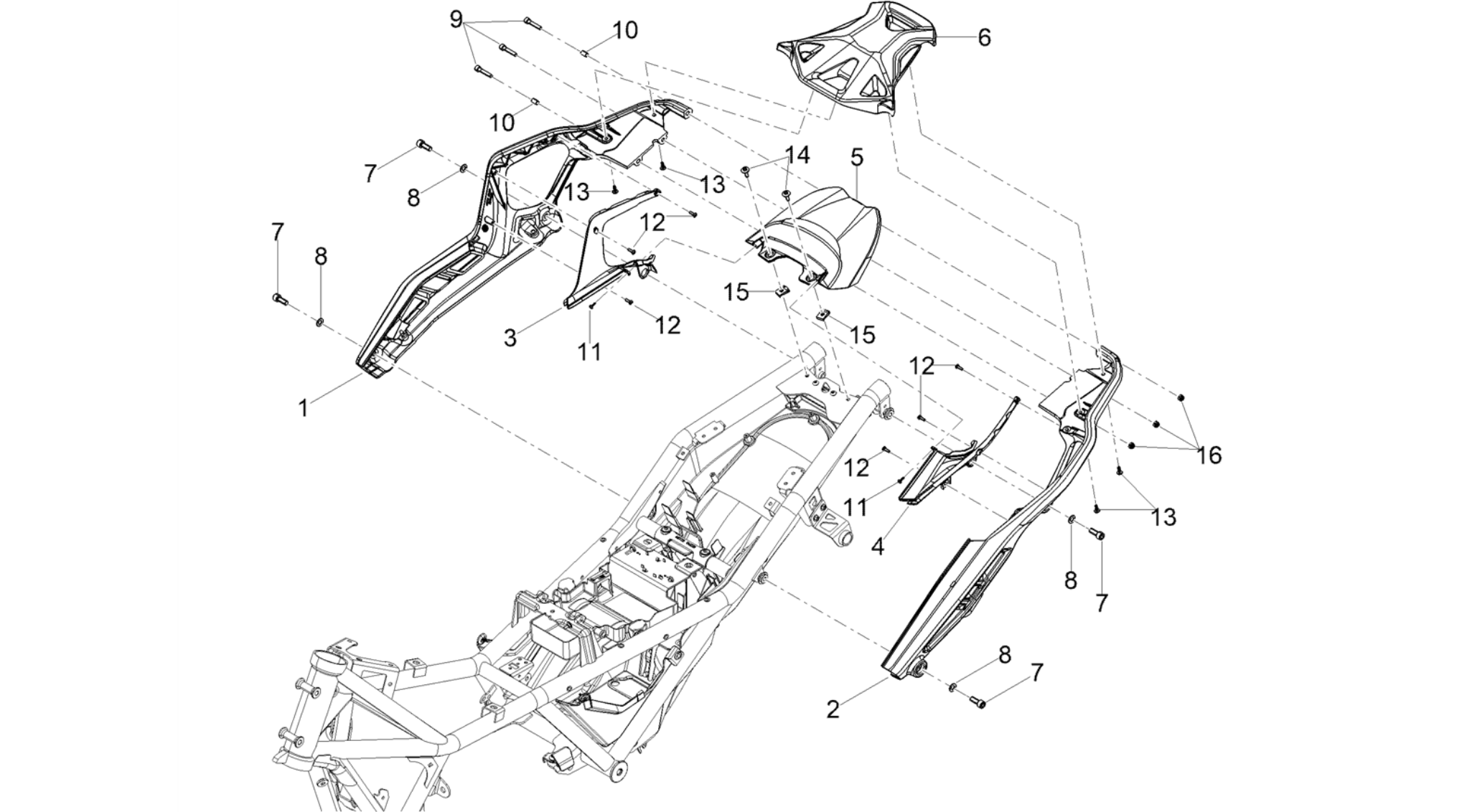 Rear body