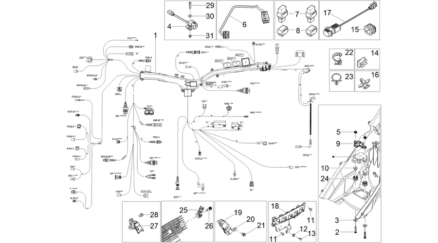 Central electrical system