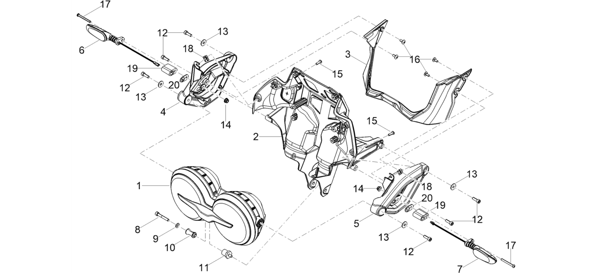 Front headlamps