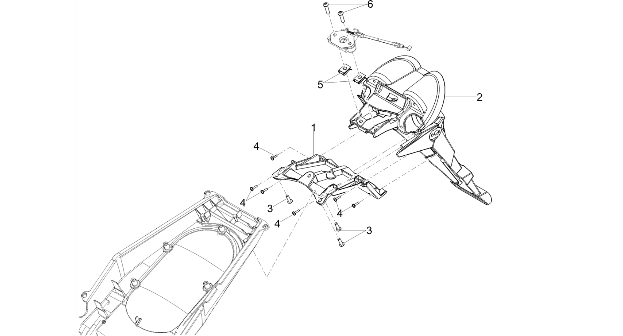 Rear mudguard