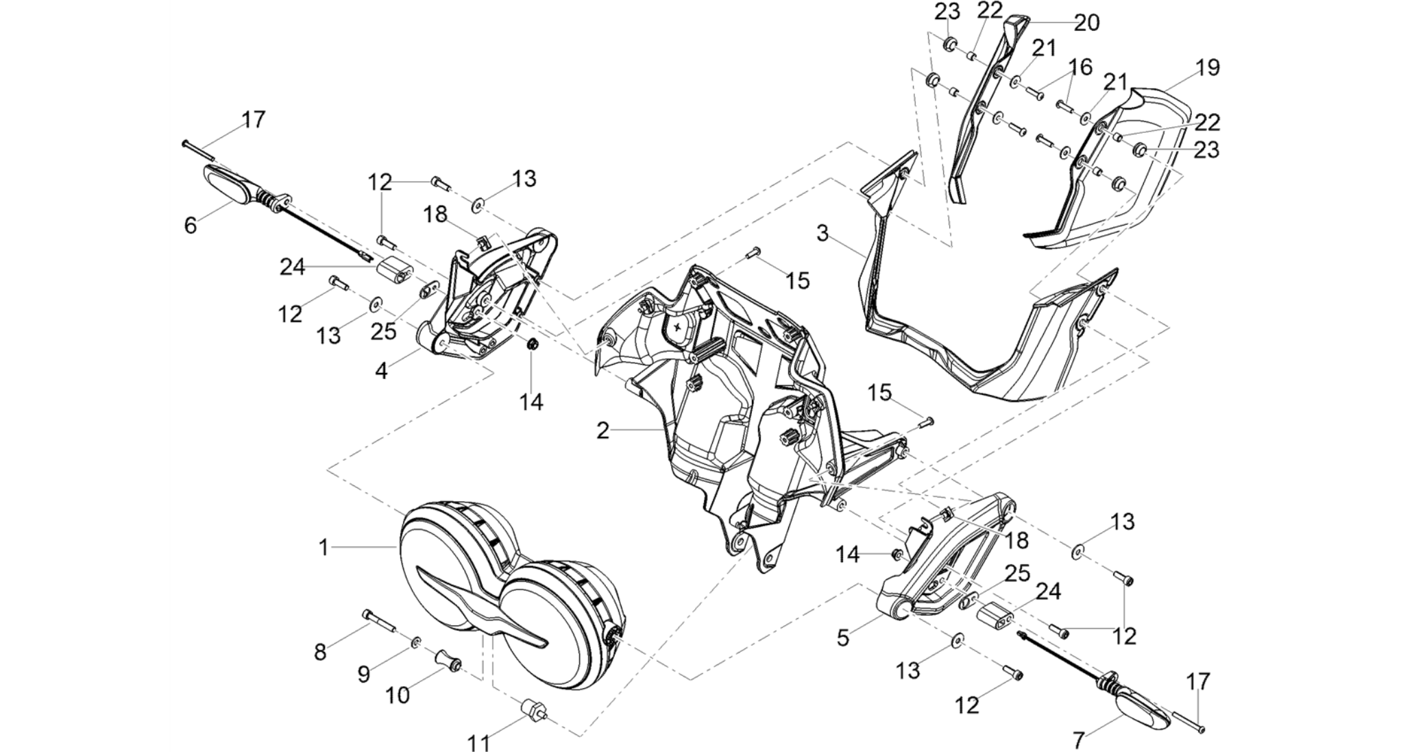 Front headlamps