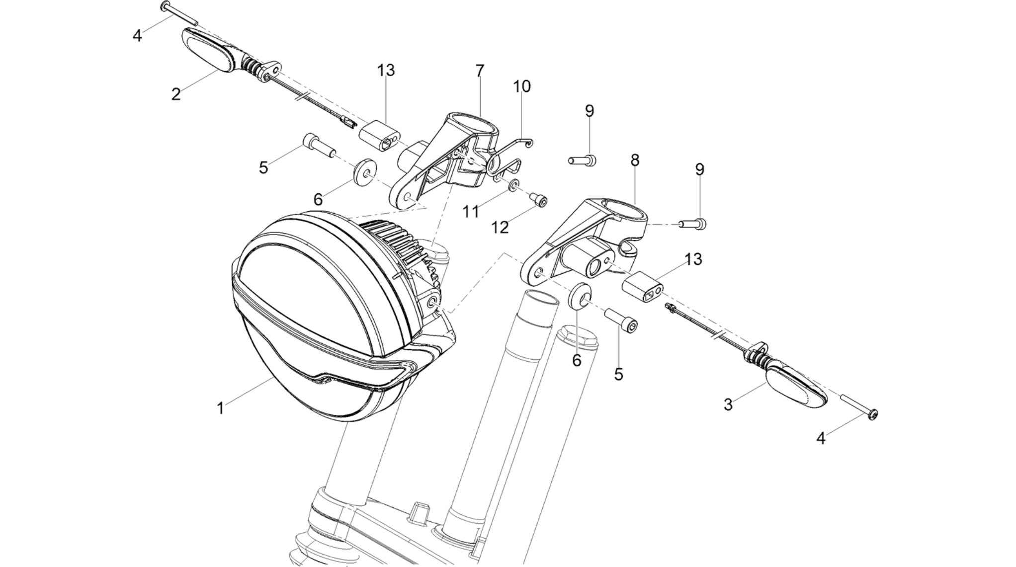 Front headlamps