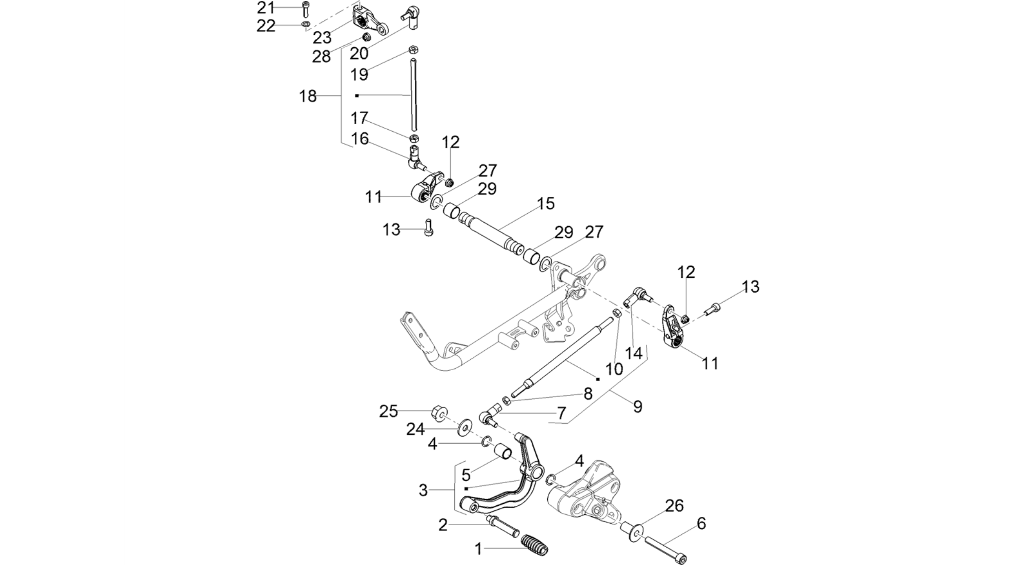 Internal gear selectors