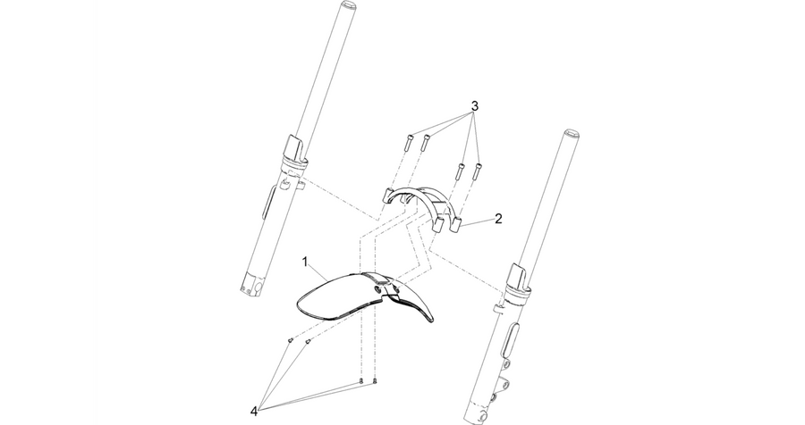Front mudguard-Pillar