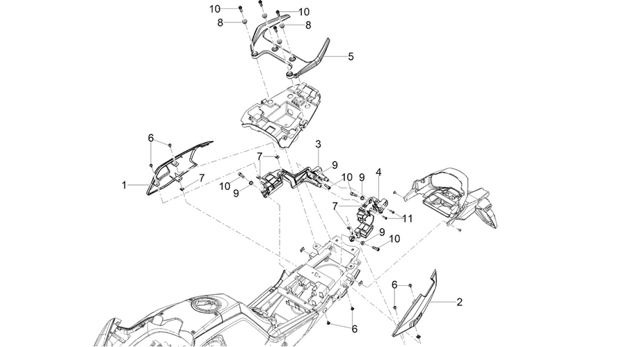 Rear body