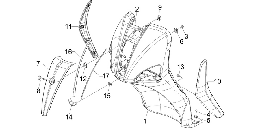 Front shield