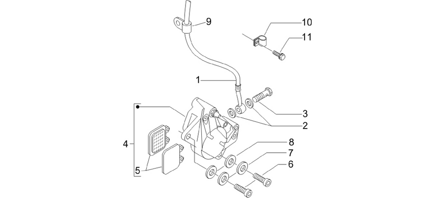 Brakes pipes - Calipers